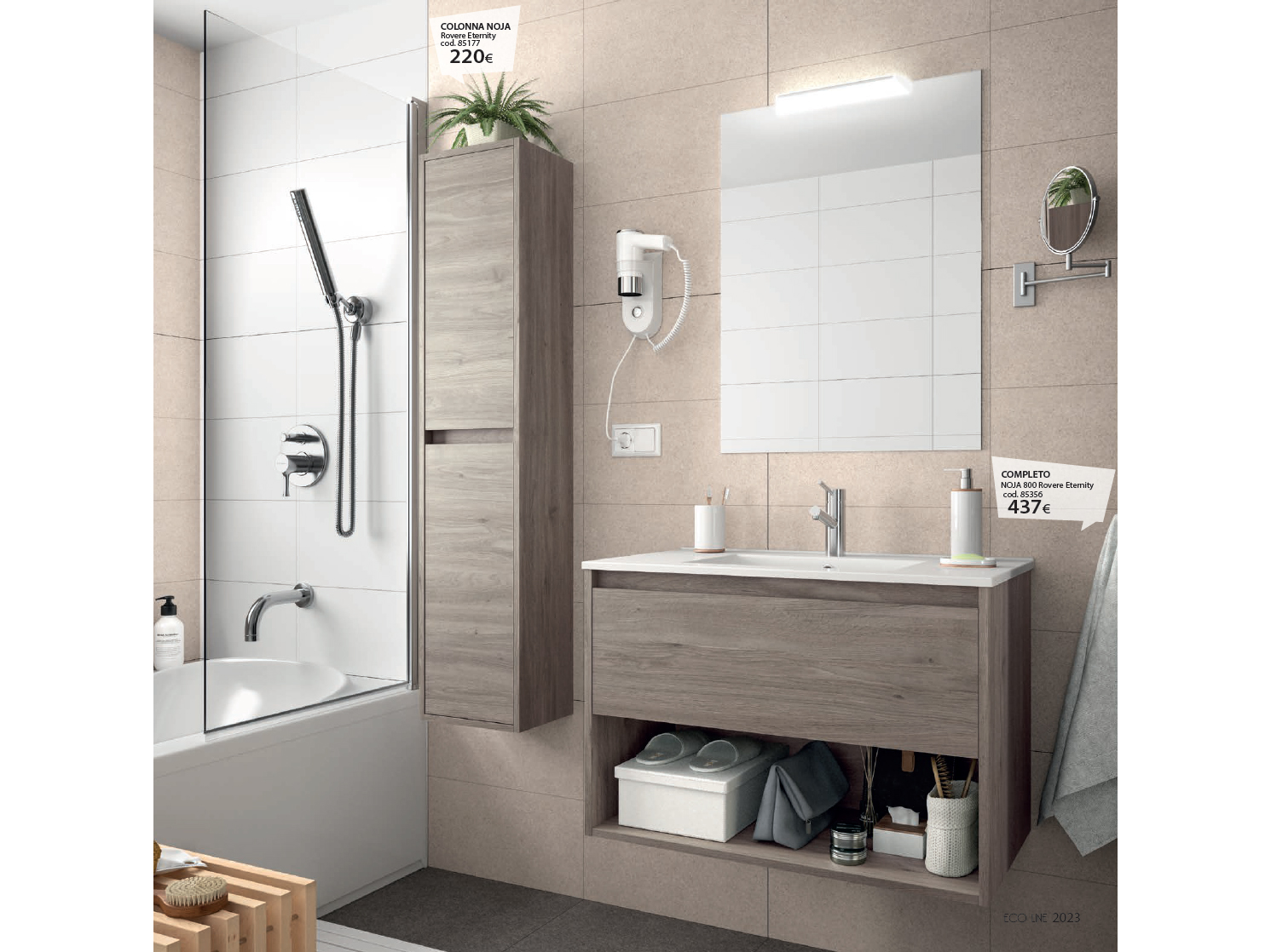 Mobile Noja 800 Rovere eternity